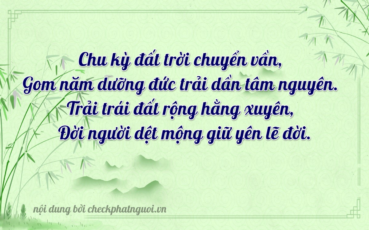 Bài thơ ý nghĩa cho <b>biển số 38C-19995</b> tại website checkphatnguoi.vn
