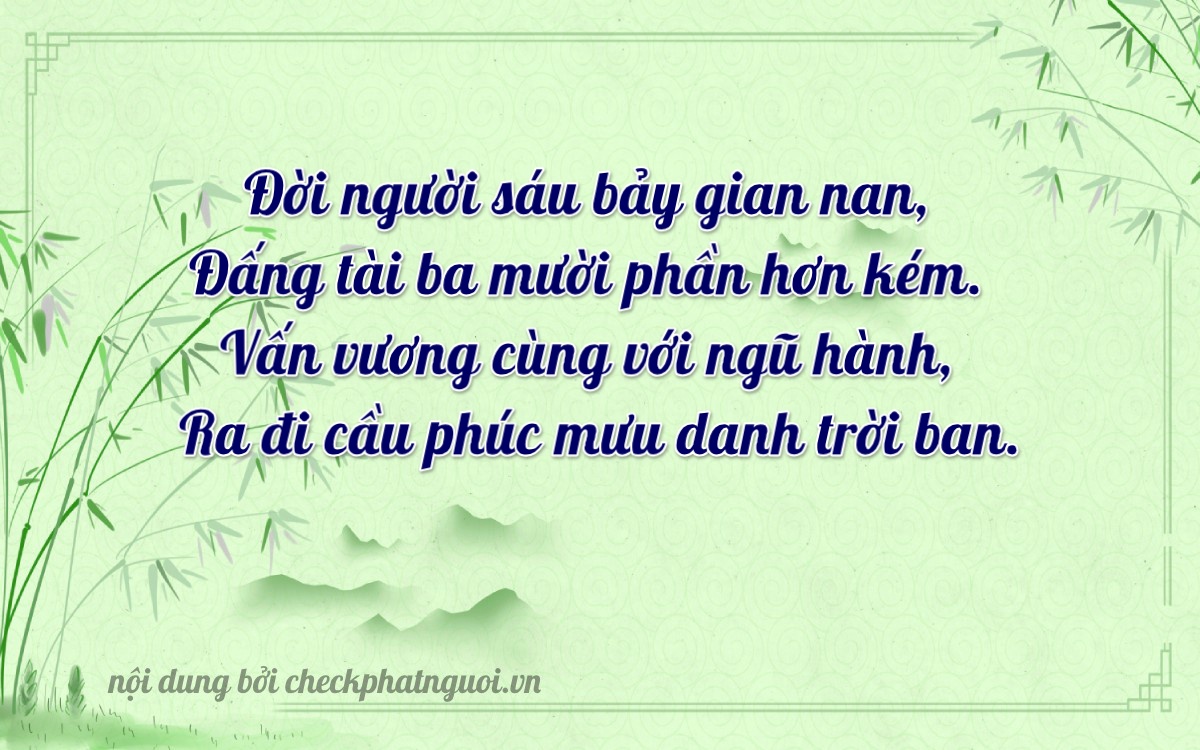 Bài thơ ý nghĩa cho <b>biển số 38C-22079</b> tại website checkphatnguoi.vn