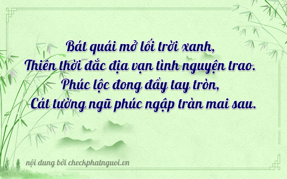 Bài thơ ý nghĩa cho <b>biển số 38D-00080</b> tại website checkphatnguoi.vn