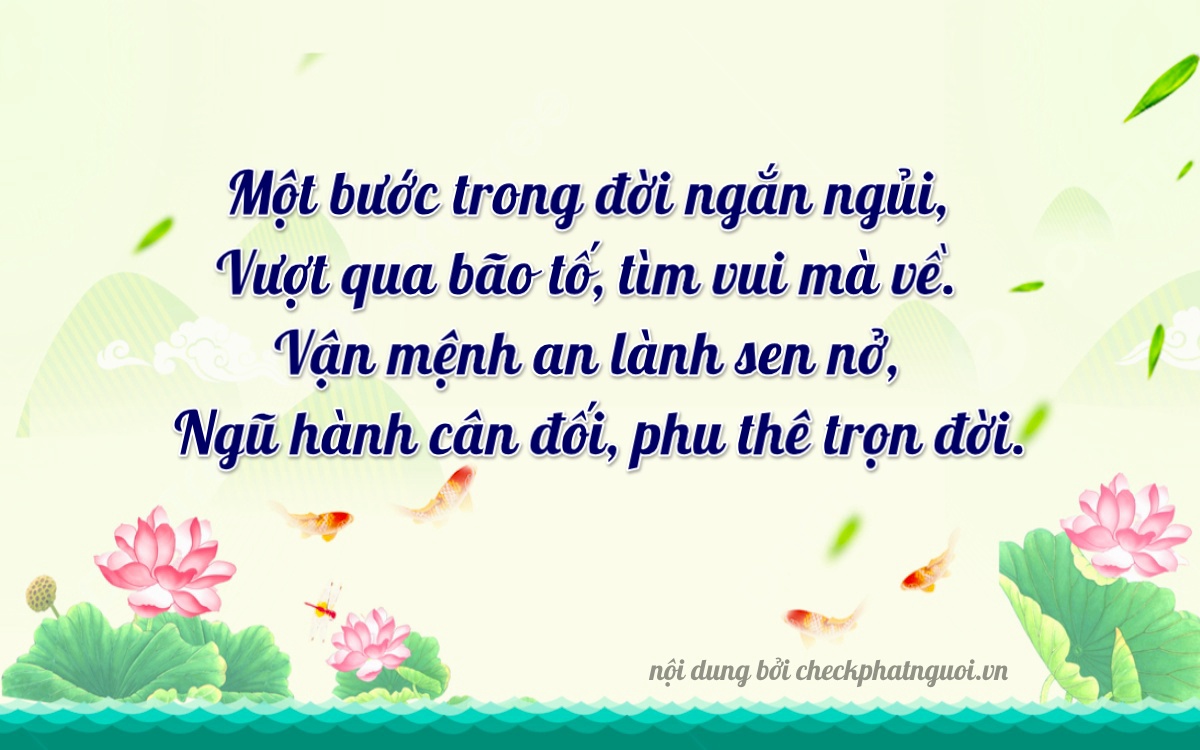 Bài thơ ý nghĩa cho <b>biển số 38D1-13178</b> tại website checkphatnguoi.vn