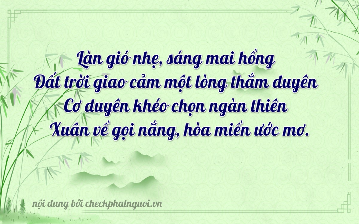 Bài thơ ý nghĩa cho <b>biển số 38D1-19040</b> tại website checkphatnguoi.vn
