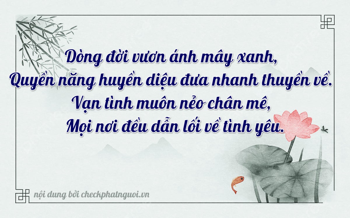 Bài thơ ý nghĩa cho <b>biển số 38M1-16565</b> tại website checkphatnguoi.vn