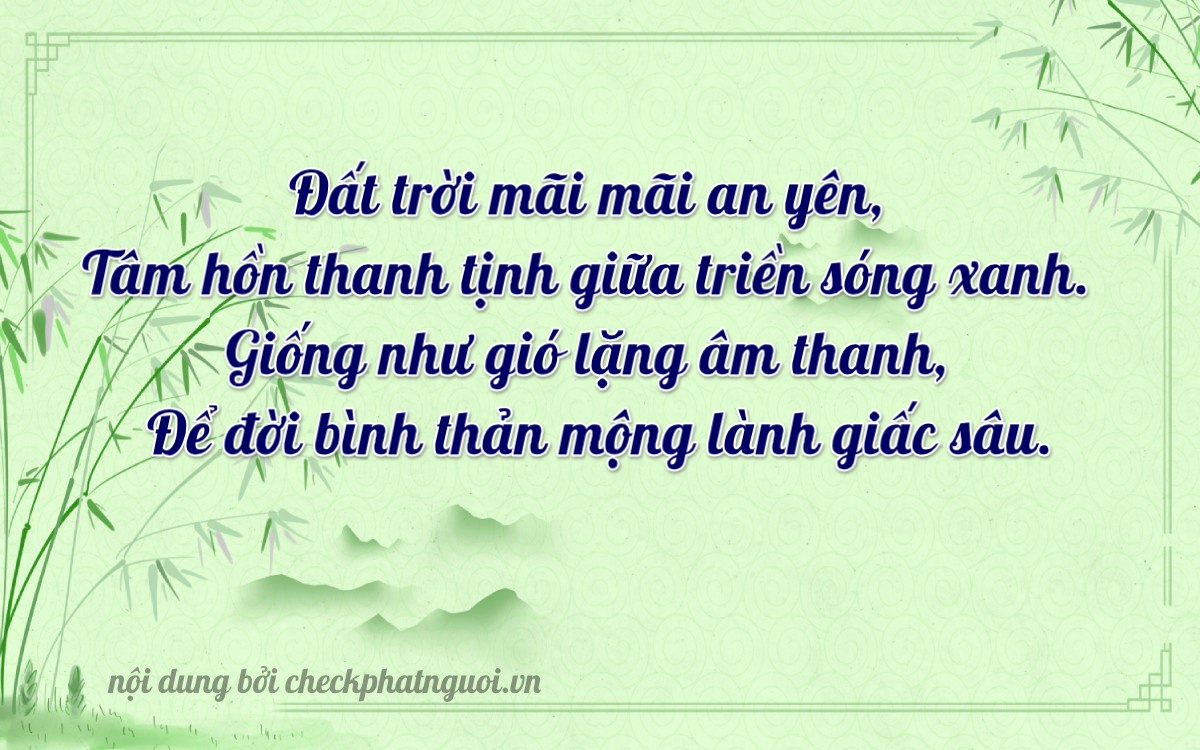 Bài thơ ý nghĩa cho <b>biển số 38M1-46267</b> tại website checkphatnguoi.vn