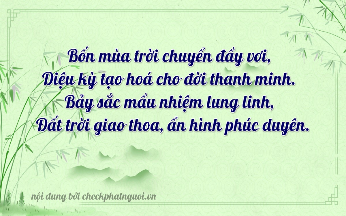 Bài thơ ý nghĩa cho <b>biển số 38M1-47870</b> tại website checkphatnguoi.vn