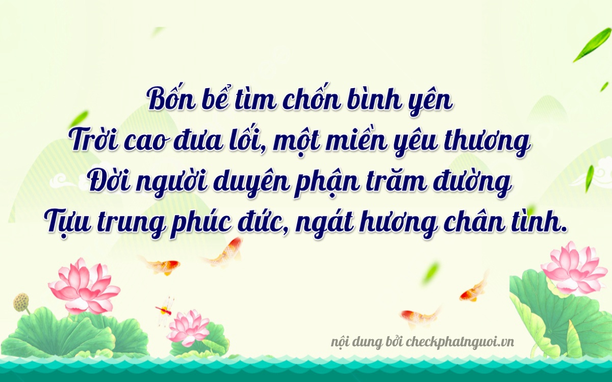 Bài thơ ý nghĩa cho <b>biển số 38P1-12793</b> tại website checkphatnguoi.vn