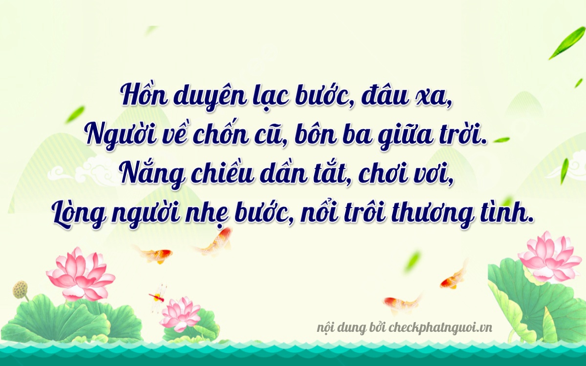 Bài thơ ý nghĩa cho <b>biển số 38P1-37980</b> tại website checkphatnguoi.vn