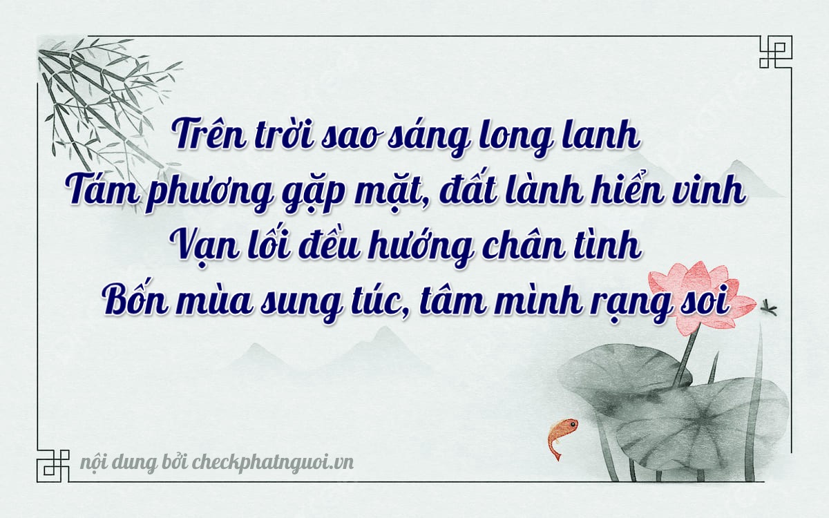 Bài thơ ý nghĩa cho <b>biển số 38P1-72854</b> tại website checkphatnguoi.vn