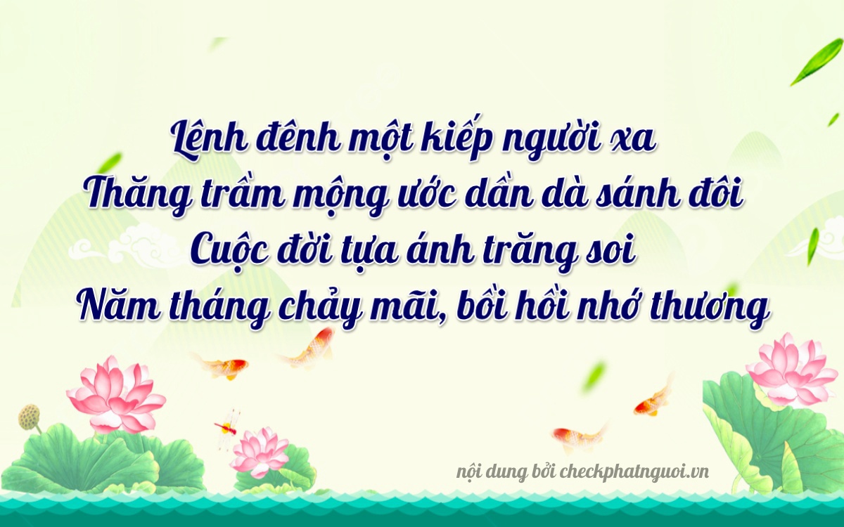 Bài thơ ý nghĩa cho <b>biển số 38X1-48029</b> tại website checkphatnguoi.vn