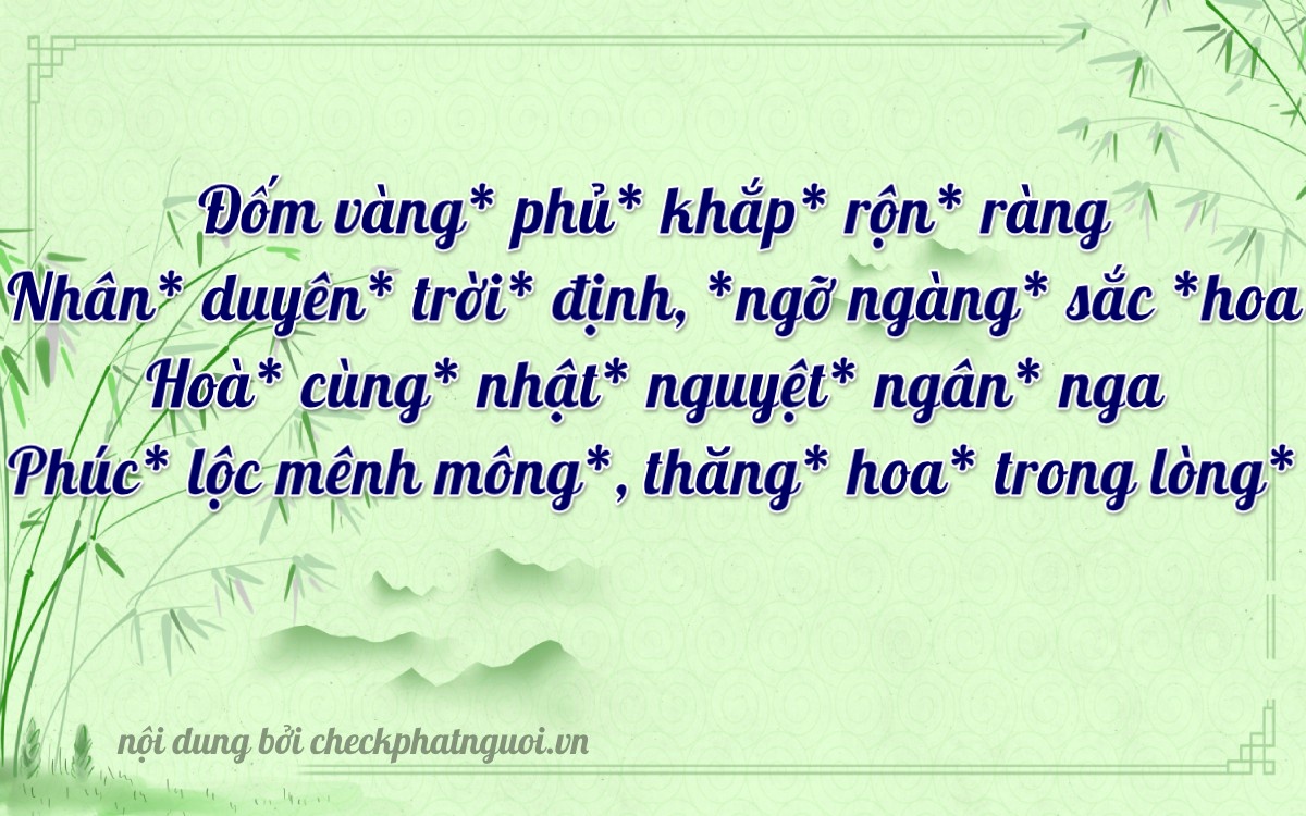 Bài thơ ý nghĩa cho <b>biển số 3939</b> tại website checkphatnguoi.vn