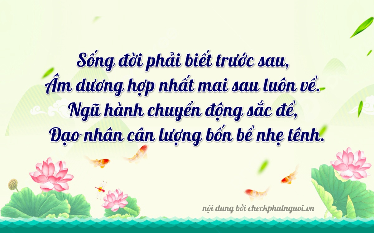 Bài thơ ý nghĩa cho <b>biển số 40514</b> tại website checkphatnguoi.vn