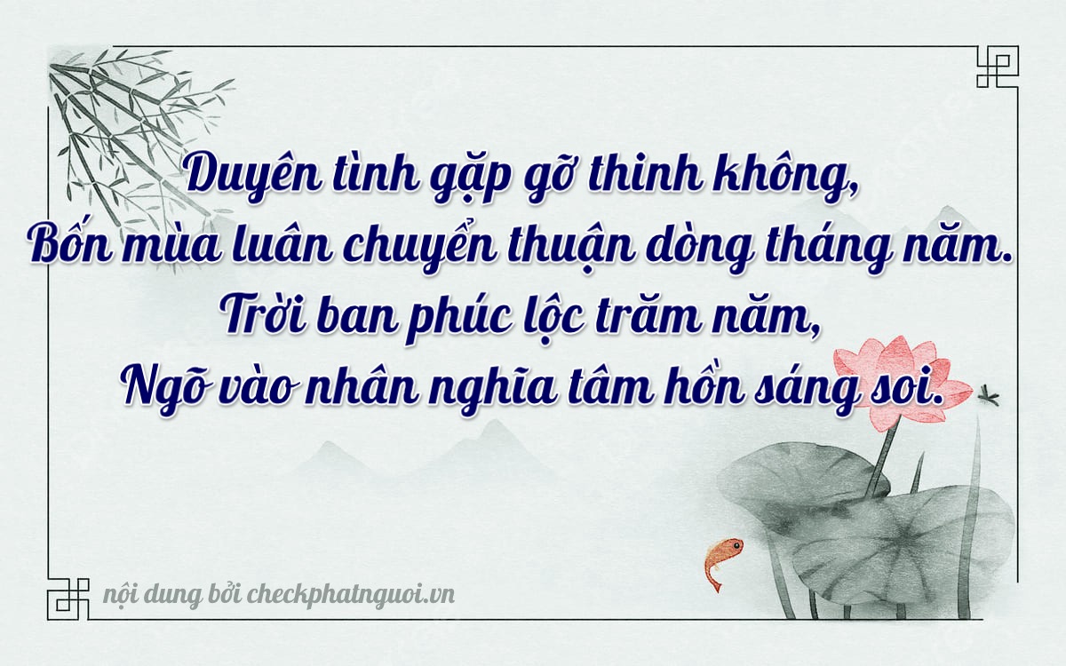 Bài thơ ý nghĩa cho <b>biển số 43914</b> tại website checkphatnguoi.vn