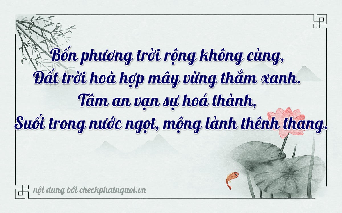 Bài thơ ý nghĩa cho <b>biển số 43A1-03355</b> tại website checkphatnguoi.vn