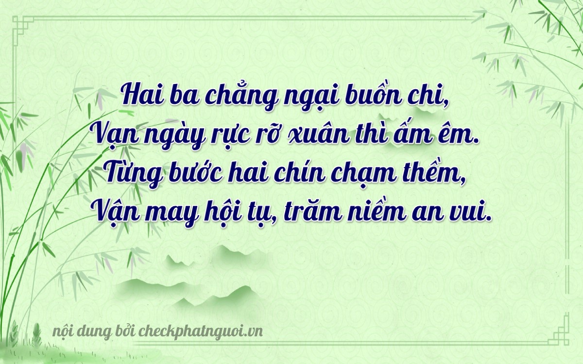 Bài thơ ý nghĩa cho <b>biển số 43A-23289</b> tại website checkphatnguoi.vn
