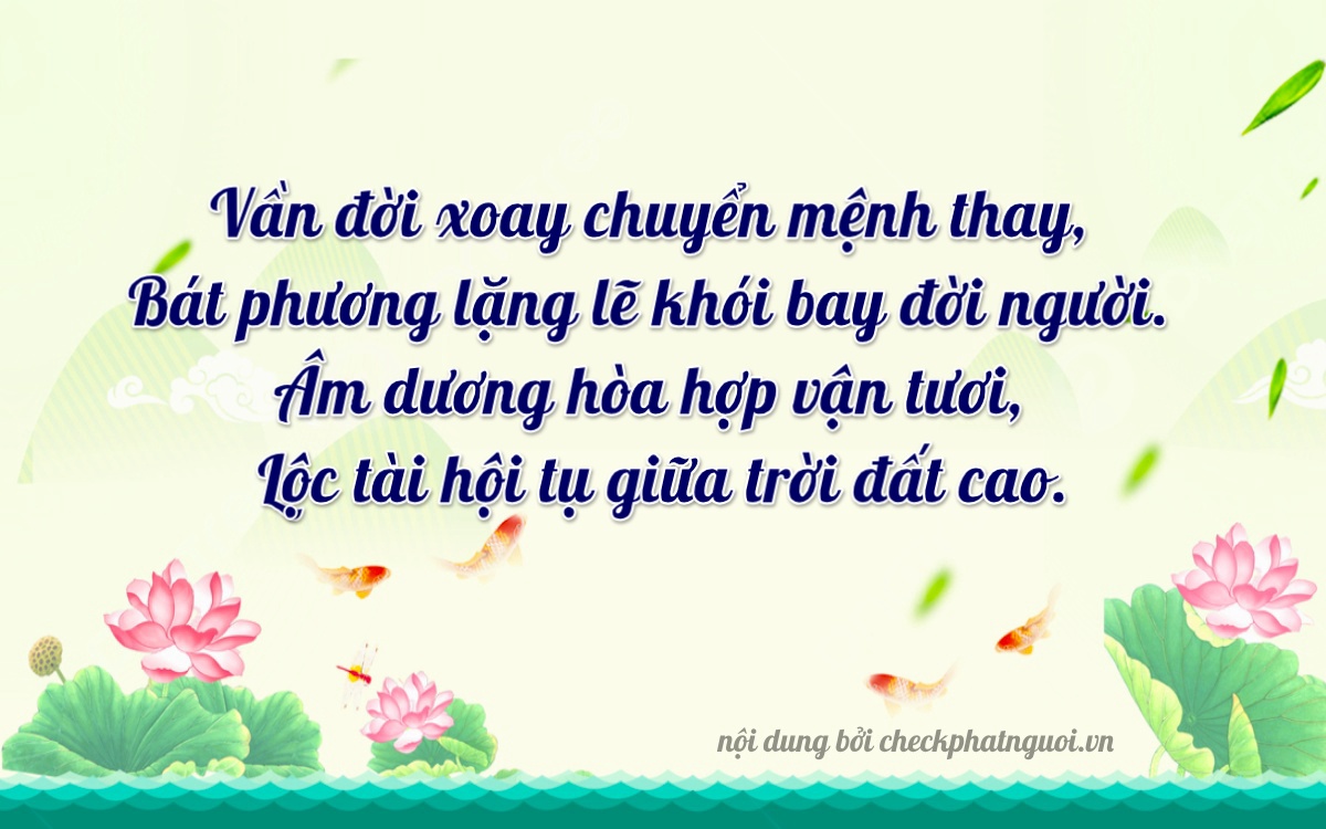 Bài thơ ý nghĩa cho <b>biển số 43A-28486</b> tại website checkphatnguoi.vn