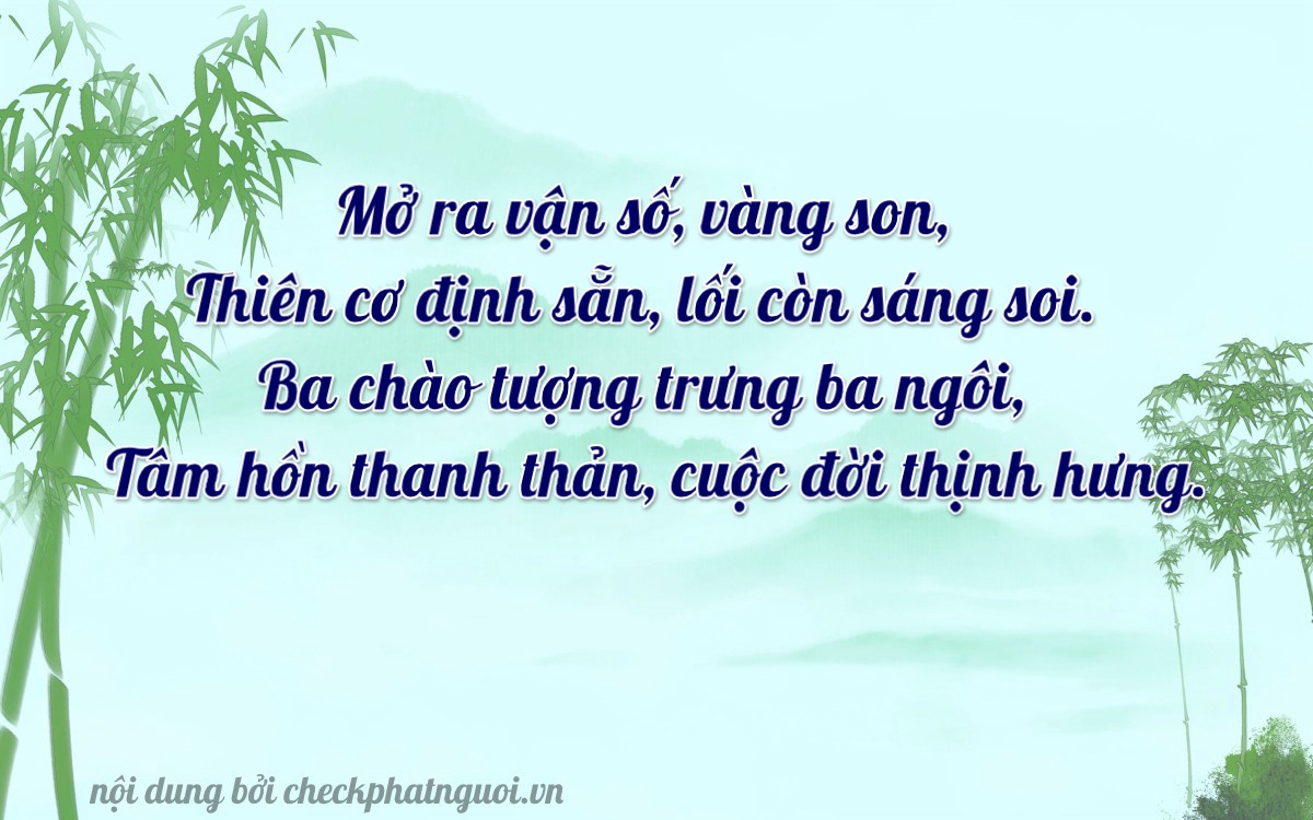 Bài thơ ý nghĩa cho <b>biển số 43A-35762</b> tại website checkphatnguoi.vn