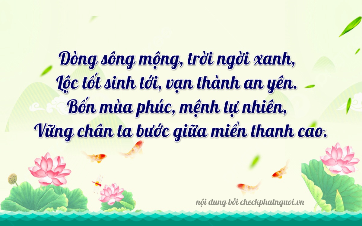 Bài thơ ý nghĩa cho <b>biển số 43A-44766</b> tại website checkphatnguoi.vn