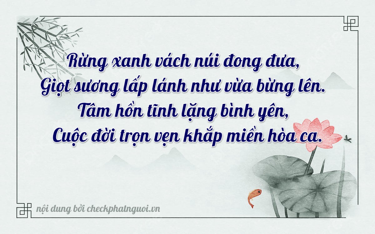 Bài thơ ý nghĩa cho <b>biển số 43A-49303</b> tại website checkphatnguoi.vn