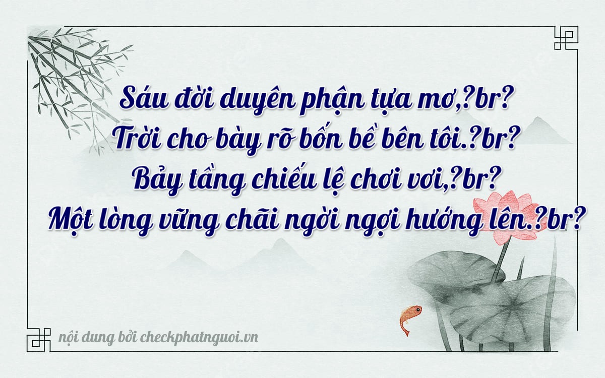Bài thơ ý nghĩa cho <b>biển số 43A-66735</b> tại website checkphatnguoi.vn
