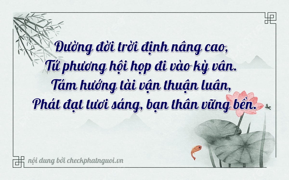 Bài thơ ý nghĩa cho <b>biển số 43A-68485</b> tại website checkphatnguoi.vn