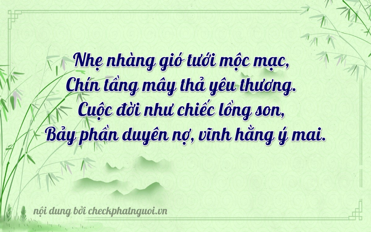 Bài thơ ý nghĩa cho <b>biển số 43A-69279</b> tại website checkphatnguoi.vn