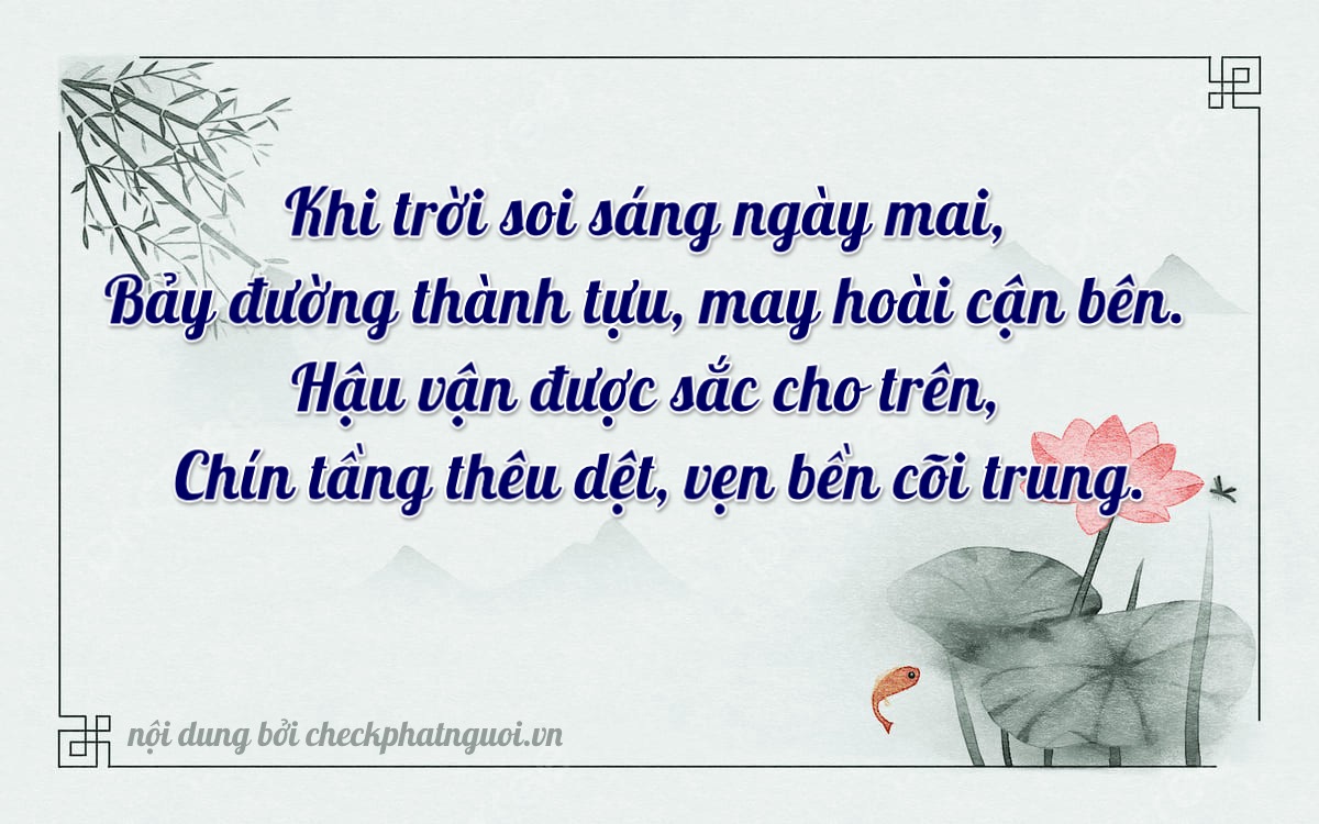 Bài thơ ý nghĩa cho <b>biển số 43A-70869</b> tại website checkphatnguoi.vn