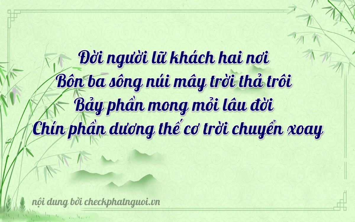 Bài thơ ý nghĩa cho <b>biển số 43A-72479</b> tại website checkphatnguoi.vn