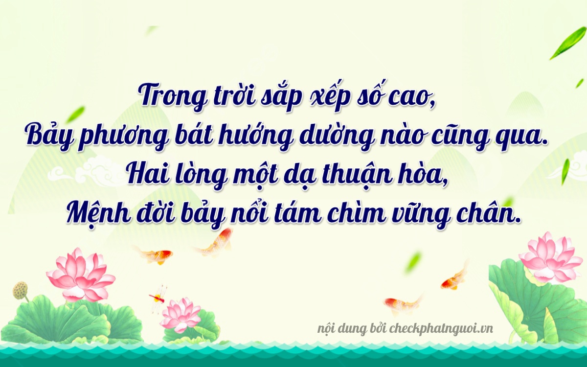 Bài thơ ý nghĩa cho <b>biển số 43A-78227</b> tại website checkphatnguoi.vn