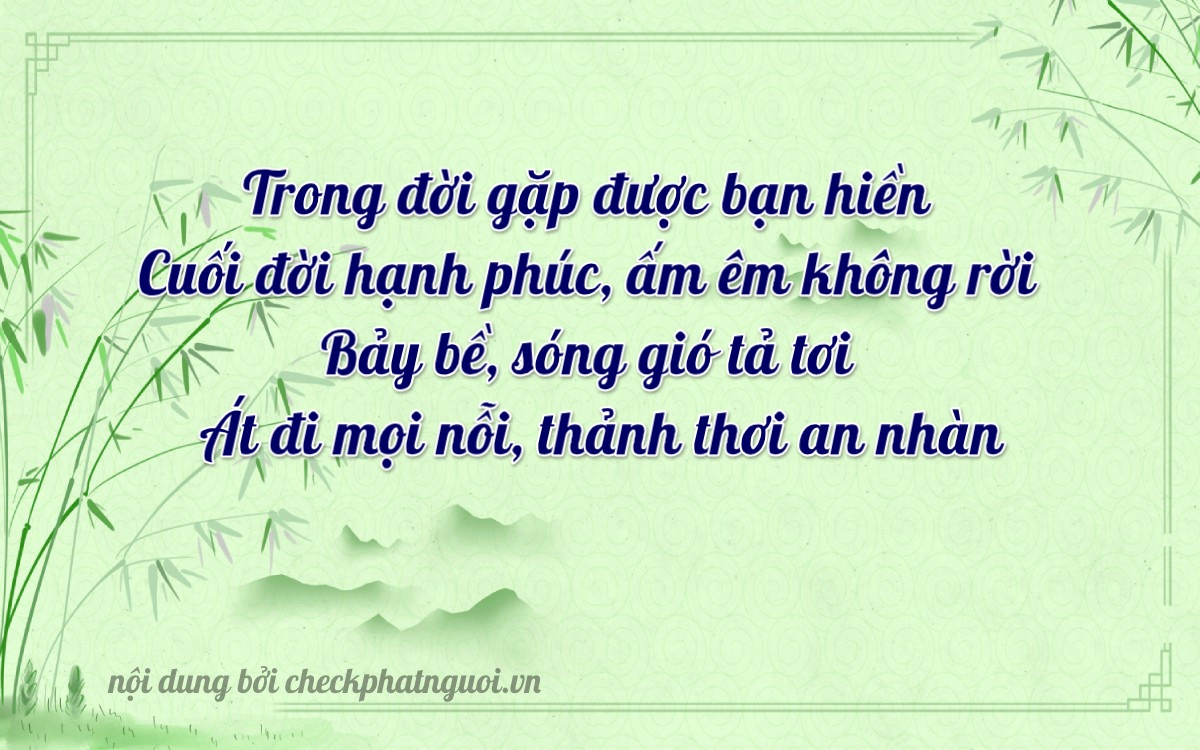 Bài thơ ý nghĩa cho <b>biển số 43A-78627</b> tại website checkphatnguoi.vn