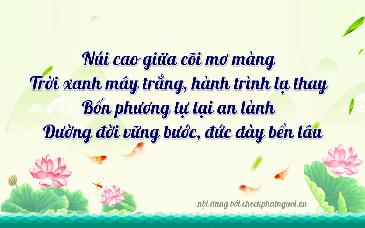 Bài thơ ý nghĩa cho <b>biển số 43A-80012</b> tại website checkphatnguoi.vn