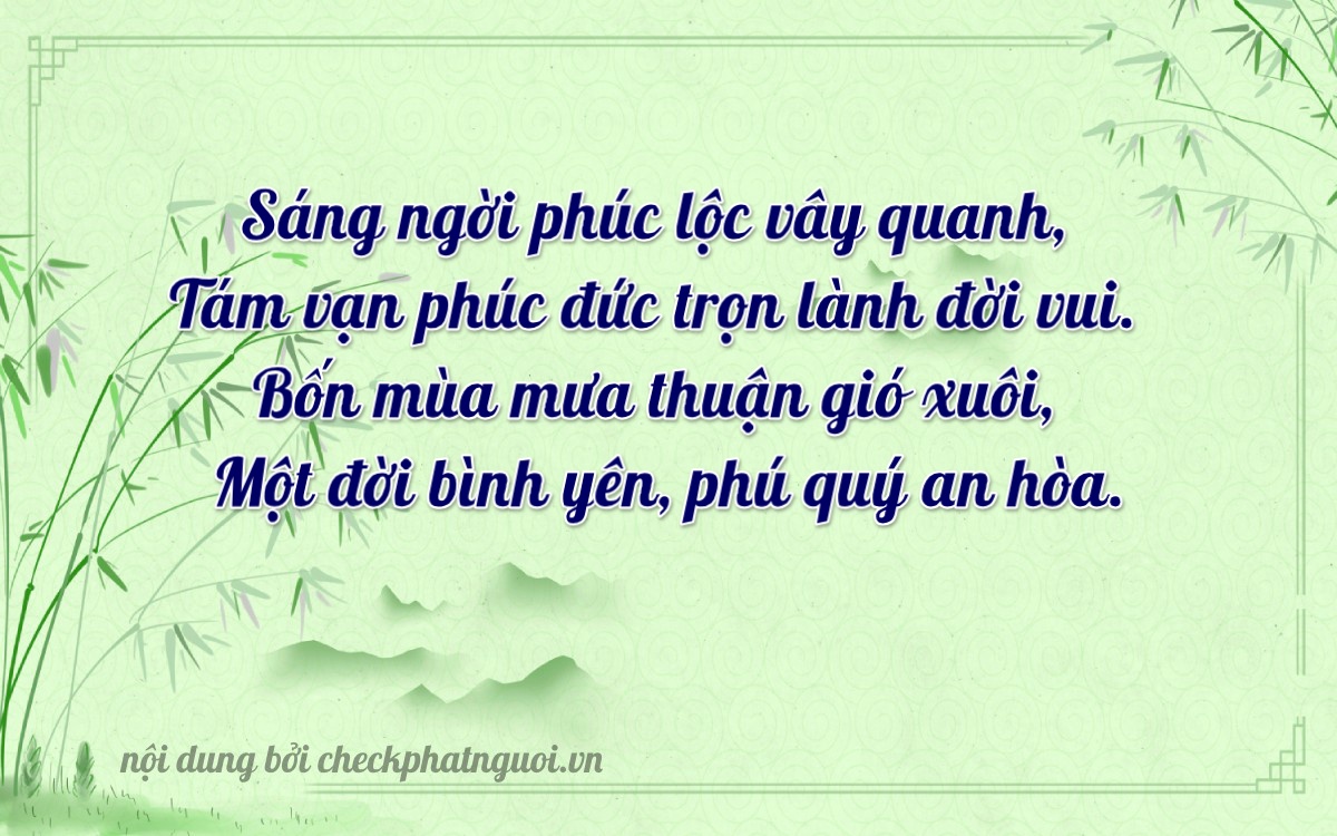 Bài thơ ý nghĩa cho <b>biển số 43A-84841</b> tại website checkphatnguoi.vn
