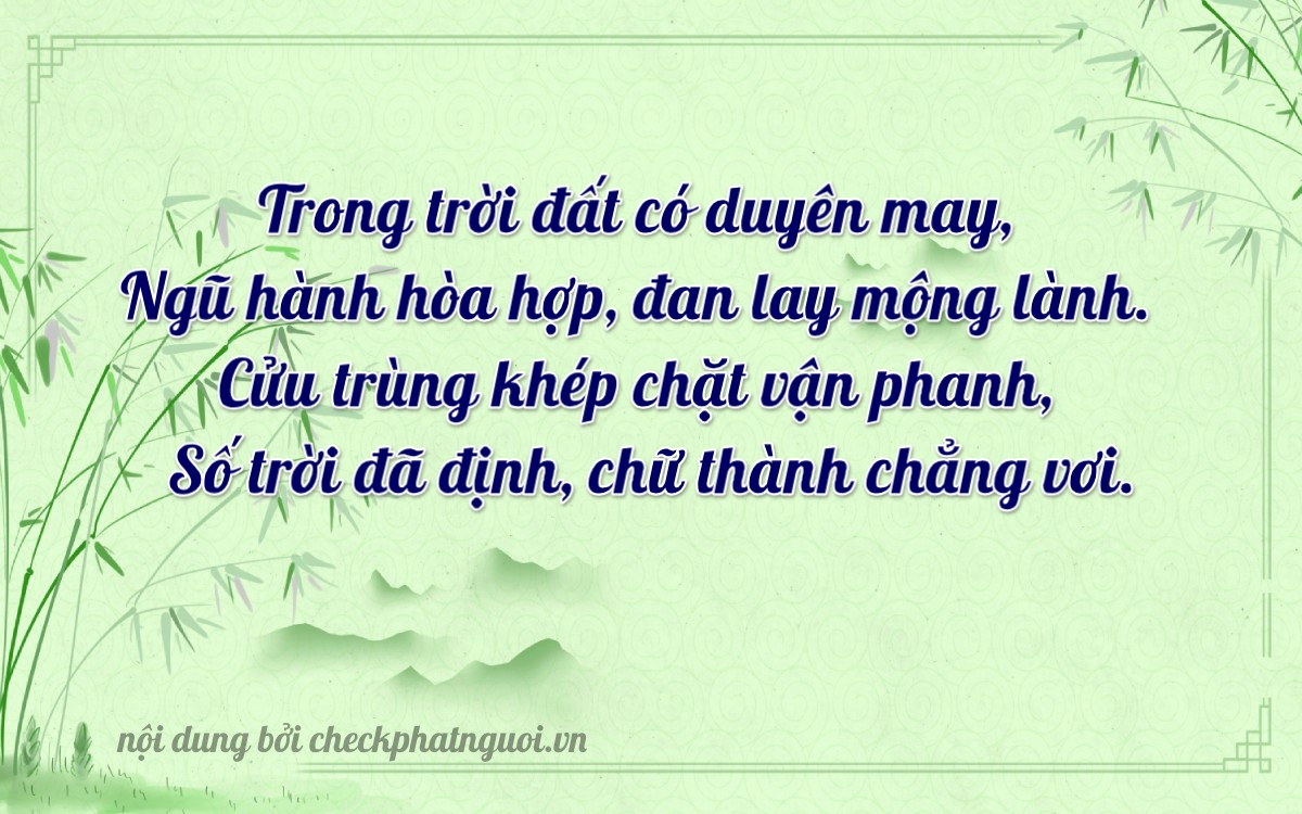 Bài thơ ý nghĩa cho <b>biển số 43A-86855</b> tại website checkphatnguoi.vn