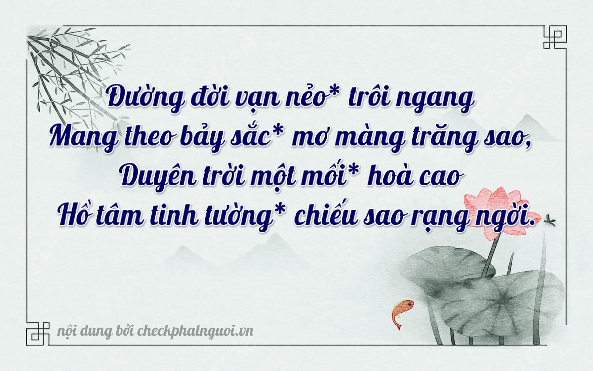 Bài thơ ý nghĩa cho <b>biển số 43A-87532</b> tại website checkphatnguoi.vn