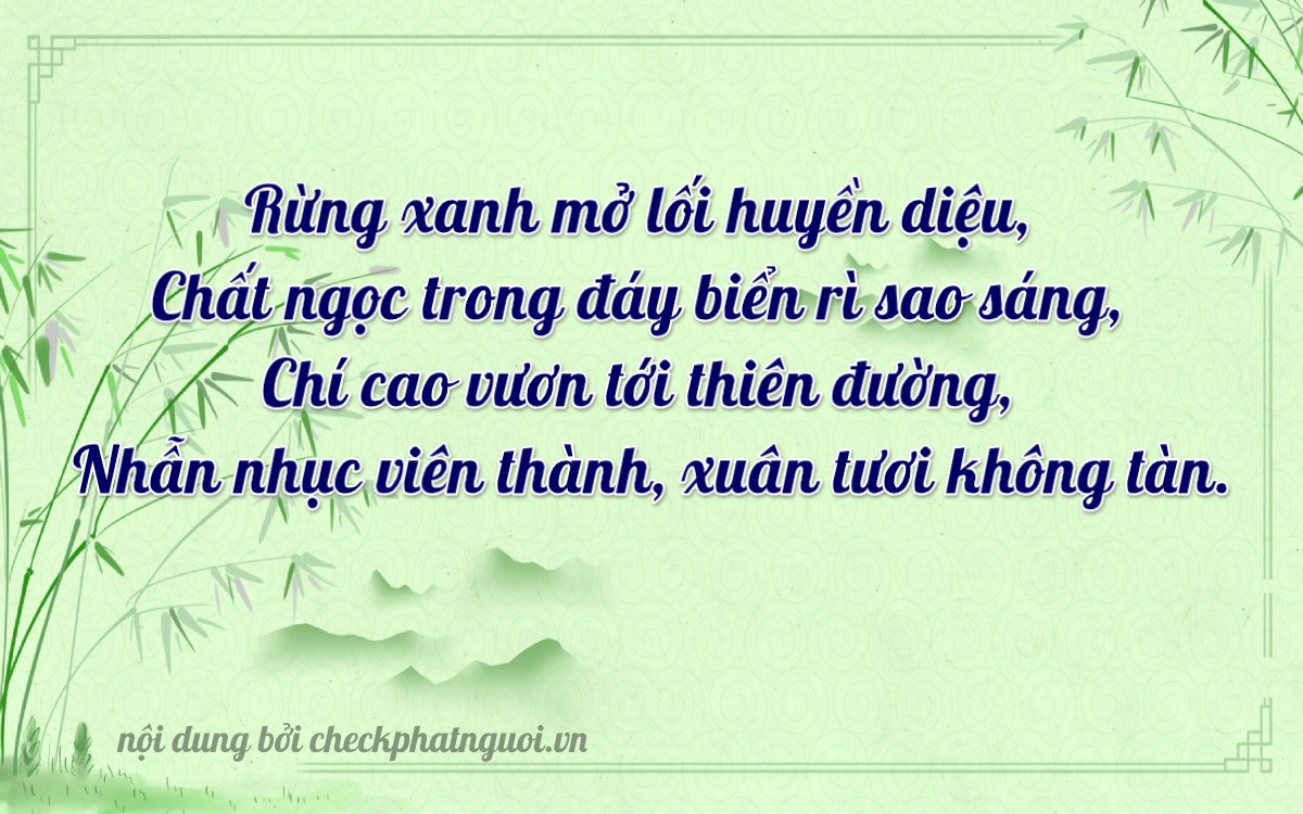 Bài thơ ý nghĩa cho <b>biển số 43A-93943</b> tại website checkphatnguoi.vn