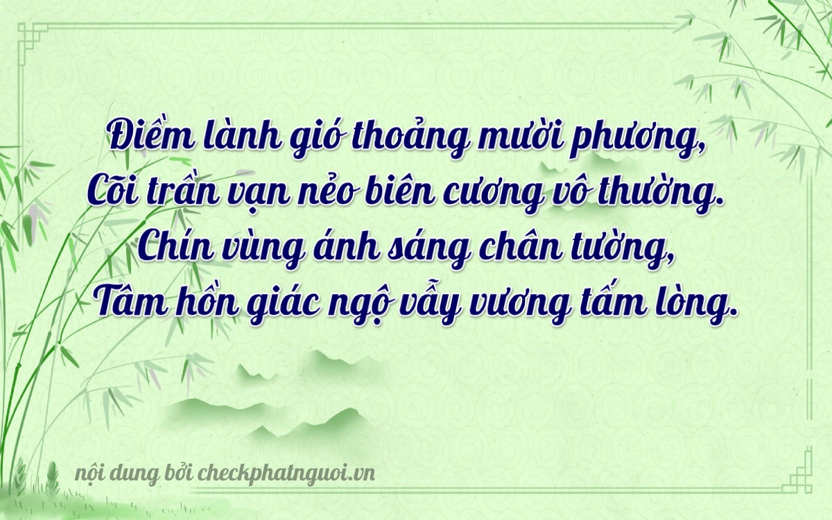 Bài thơ ý nghĩa cho <b>biển số 43A-95032</b> tại website checkphatnguoi.vn
