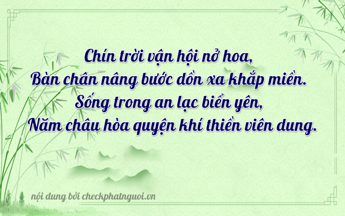 Bài thơ ý nghĩa cho <b>biển số 43A-96515</b> tại website checkphatnguoi.vn