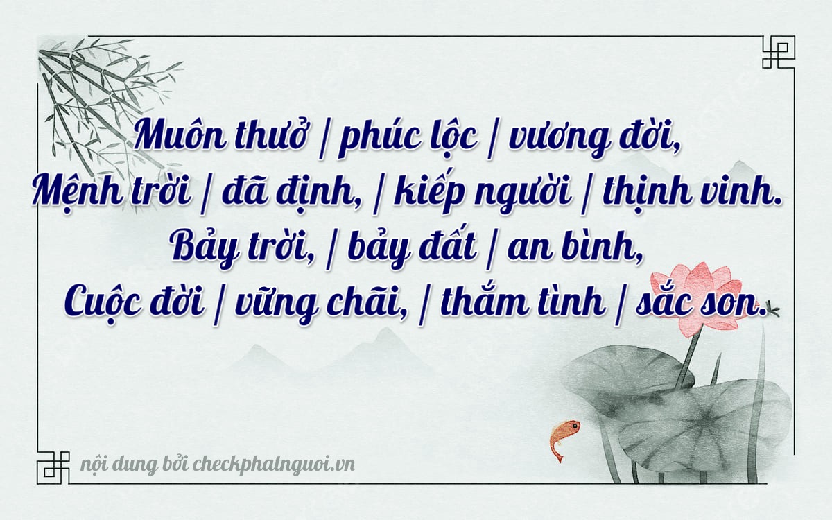 Bài thơ ý nghĩa cho <b>biển số 43A-97177</b> tại website checkphatnguoi.vn