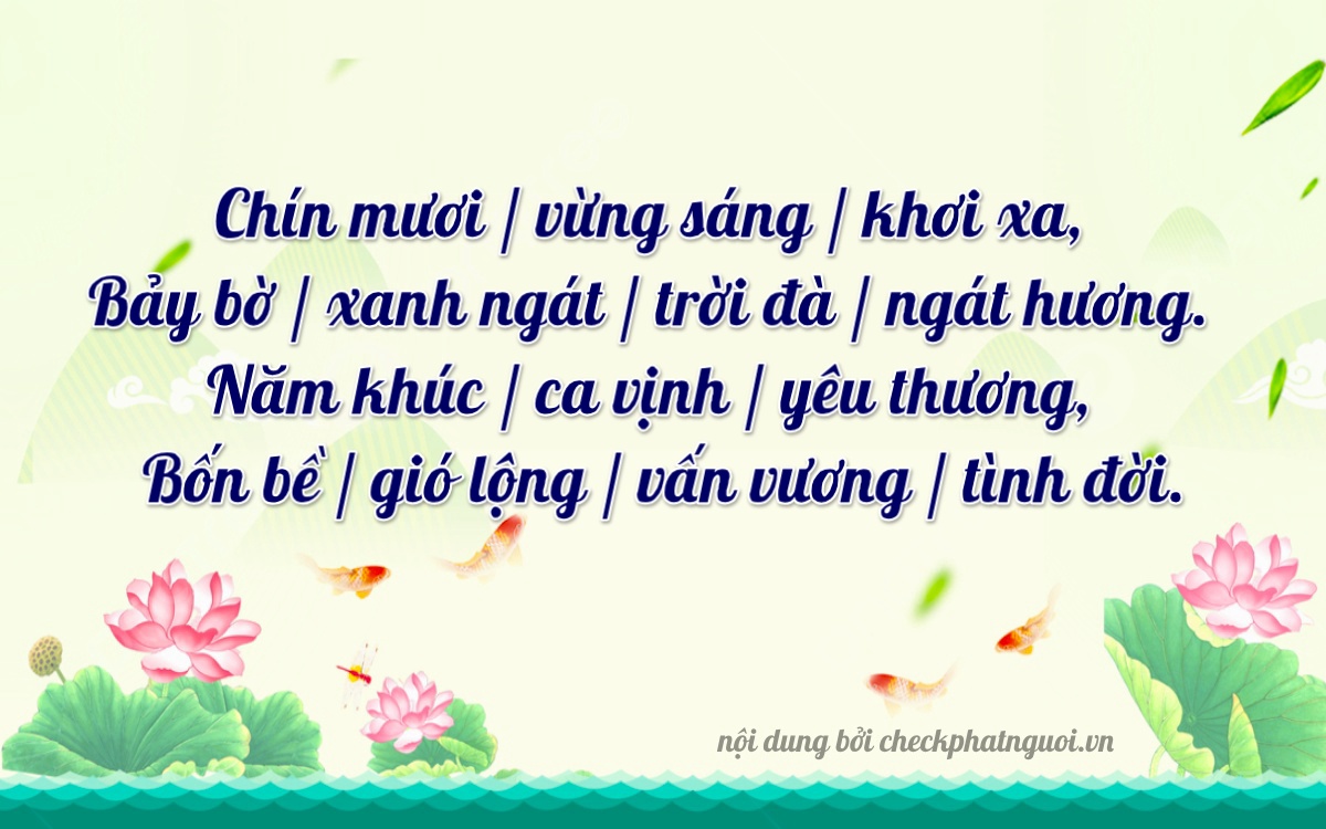 Bài thơ ý nghĩa cho <b>biển số 43A-97954</b> tại website checkphatnguoi.vn