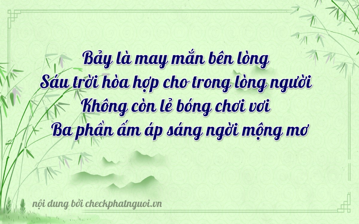 Bài thơ ý nghĩa cho <b>biển số 43AA-07603</b> tại website checkphatnguoi.vn