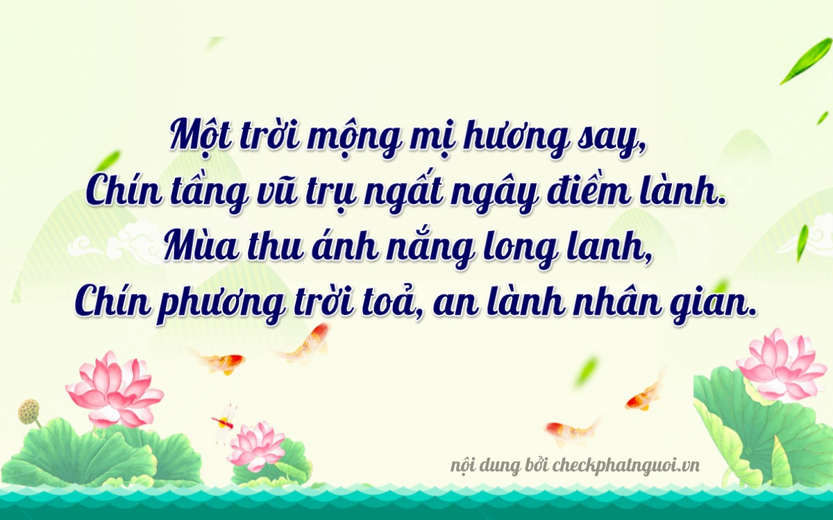 Bài thơ ý nghĩa cho <b>biển số 43AA-16999</b> tại website checkphatnguoi.vn