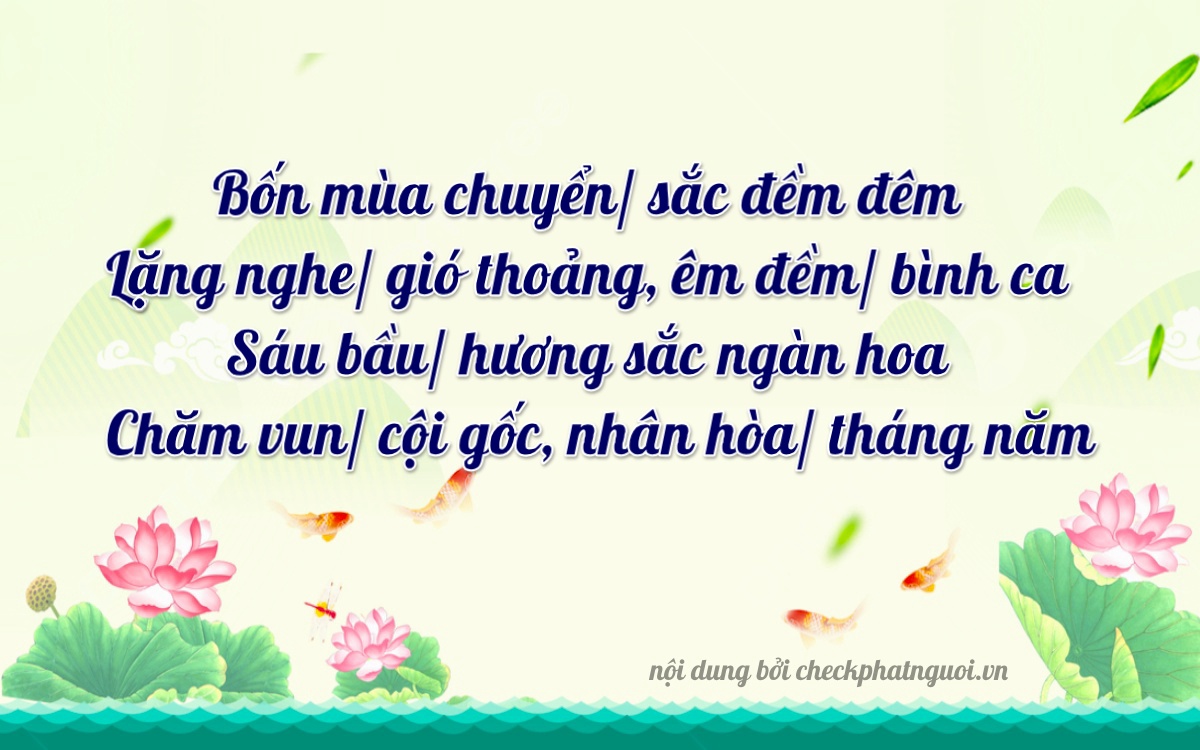 Bài thơ ý nghĩa cho <b>biển số 43AC-04643</b> tại website checkphatnguoi.vn