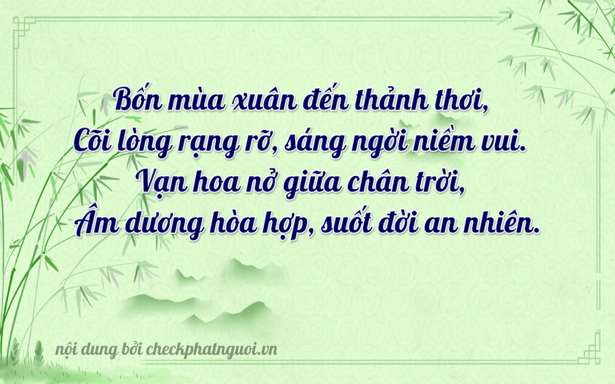 Bài thơ ý nghĩa cho <b>biển số 43AC-11446</b> tại website checkphatnguoi.vn