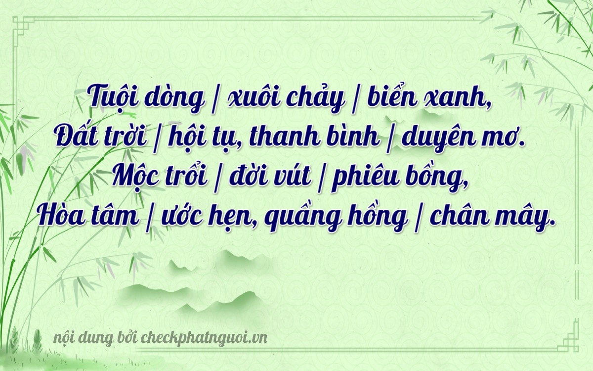Bài thơ ý nghĩa cho <b>biển số 43AC-12647</b> tại website checkphatnguoi.vn