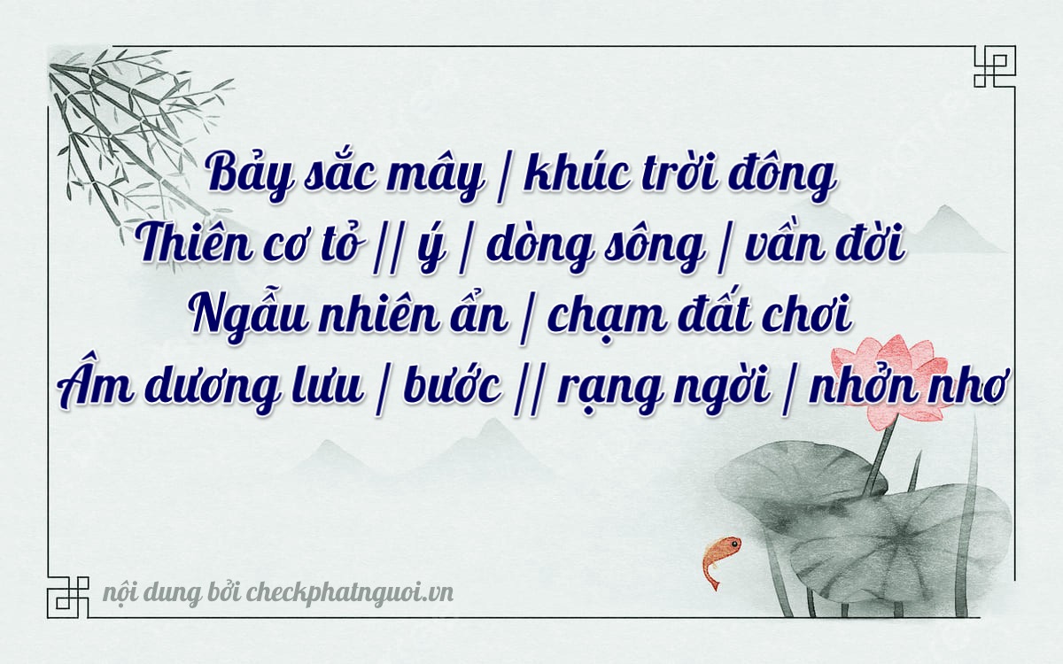 Bài thơ ý nghĩa cho <b>biển số 43AD-07905</b> tại website checkphatnguoi.vn