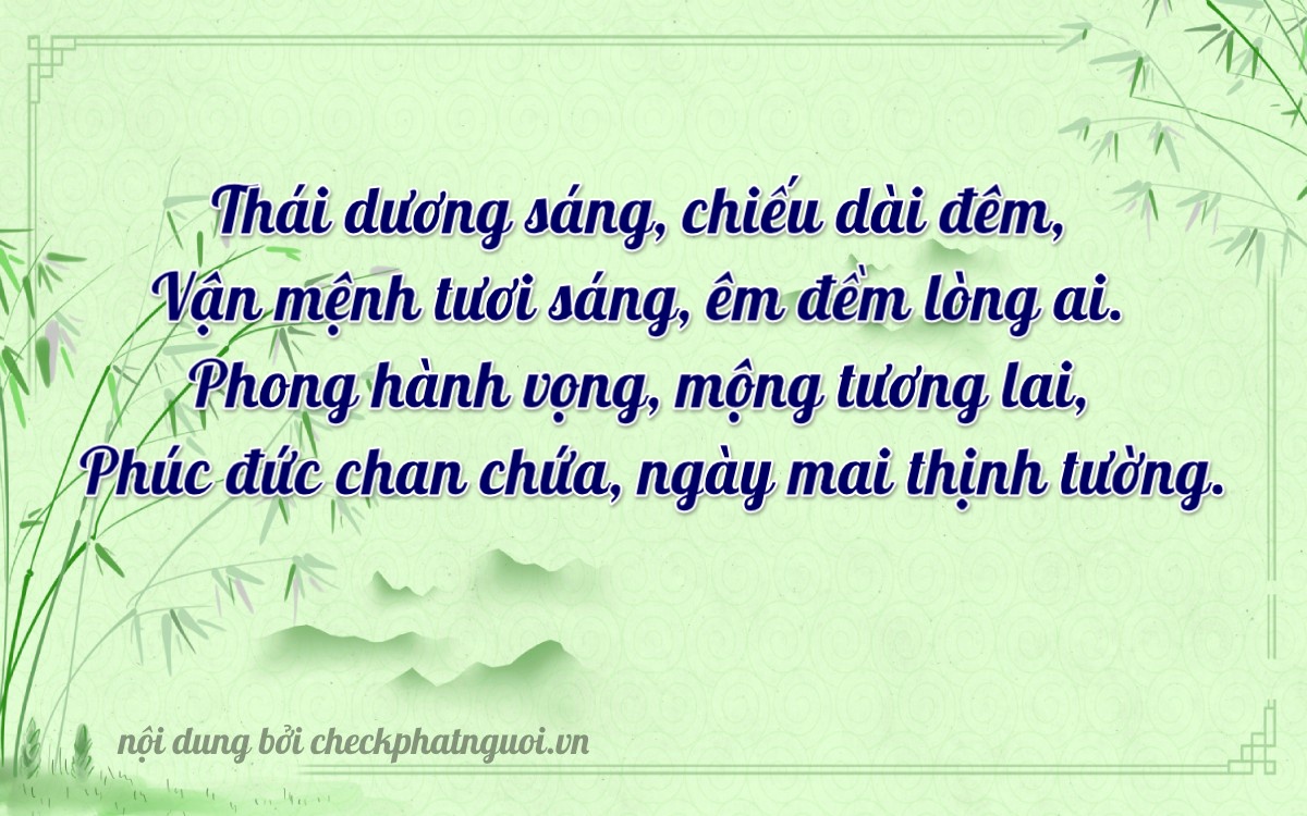 Bài thơ ý nghĩa cho <b>biển số 43AD-08866</b> tại website checkphatnguoi.vn