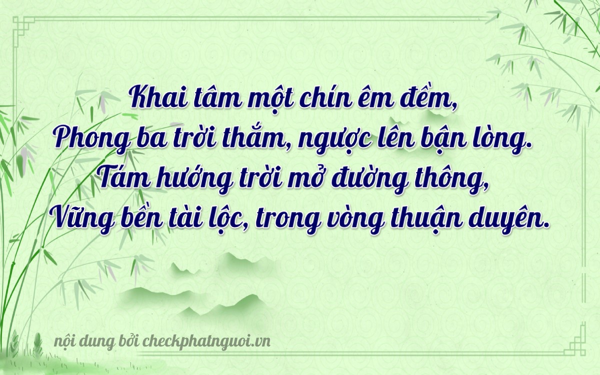Bài thơ ý nghĩa cho <b>biển số 43AF-01988</b> tại website checkphatnguoi.vn