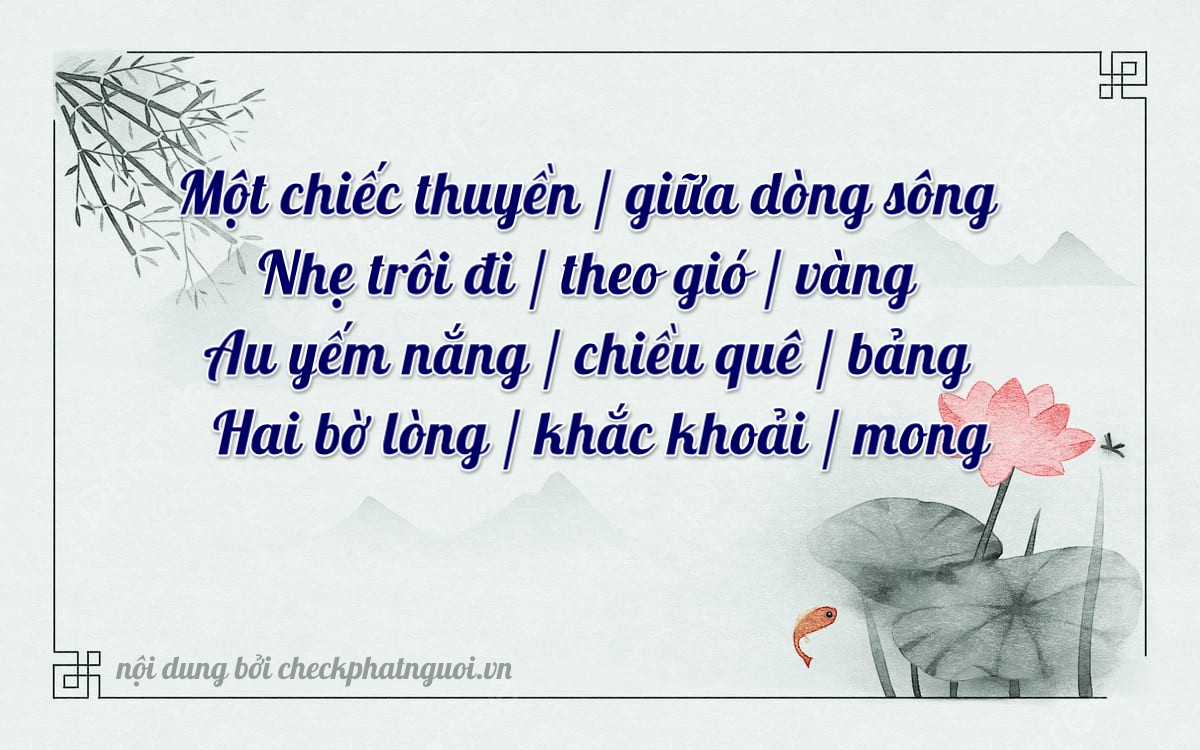 Bài thơ ý nghĩa cho <b>biển số 43AG-01718</b> tại website checkphatnguoi.vn