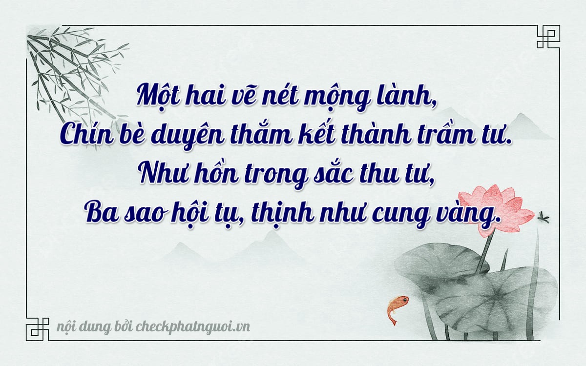 Bài thơ ý nghĩa cho <b>biển số 43B-12913</b> tại website checkphatnguoi.vn