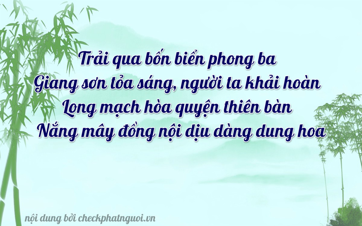 Bài thơ ý nghĩa cho <b>biển số 43C-20814</b> tại website checkphatnguoi.vn