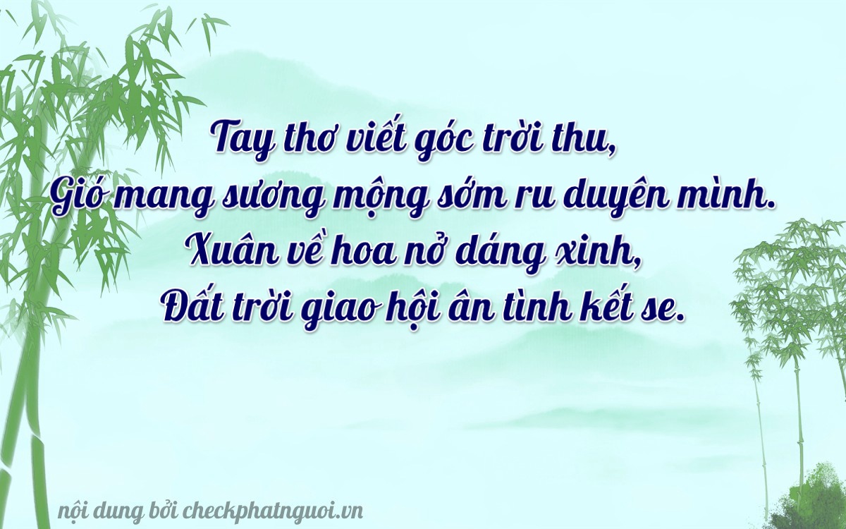 Bài thơ ý nghĩa cho <b>biển số 43C-25868</b> tại website checkphatnguoi.vn