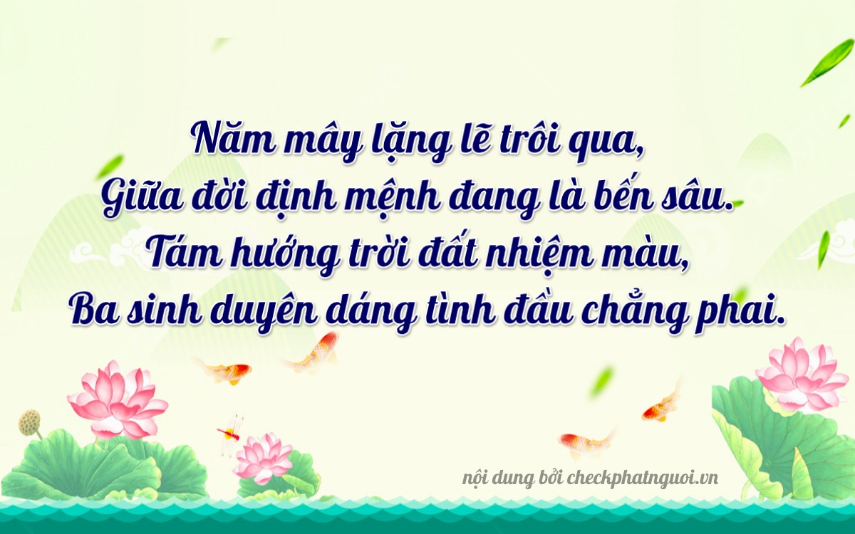 Bài thơ ý nghĩa cho <b>biển số 43C-84853</b> tại website checkphatnguoi.vn